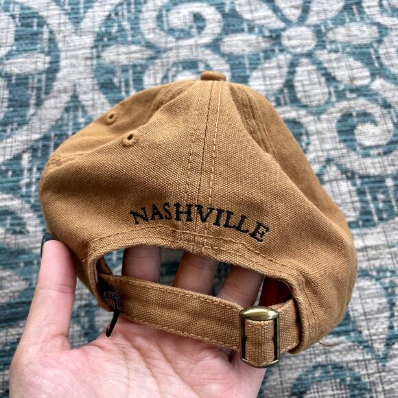 Grand Ole Opry Nashville TN Baseball Cap Hat Eagle Co Cotton Brown - Picture 5 of 7